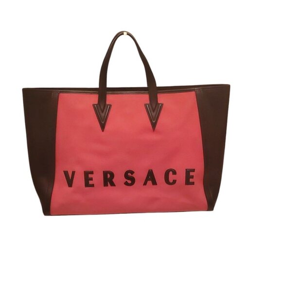 VER1-Versace Cabas Logo Tote - Picture 1 of 4